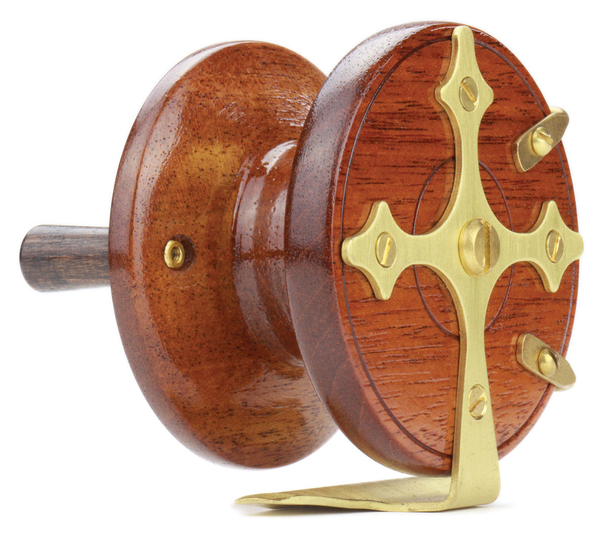Hand made of solid, high quality mahogany and brass.