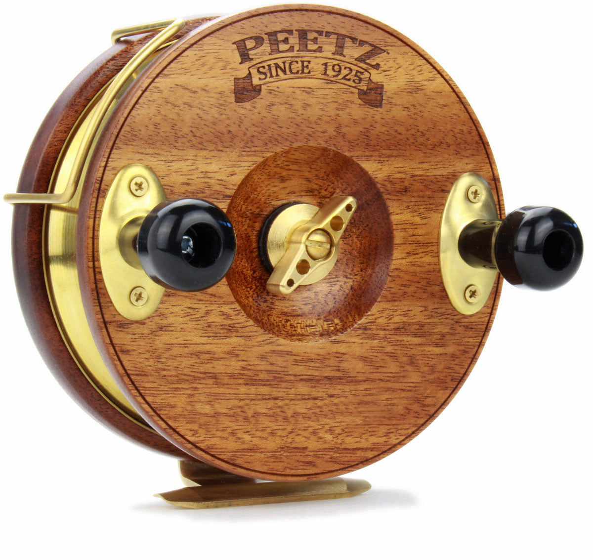 6" PEETZ Evolution fishing reel - no reel face artwork