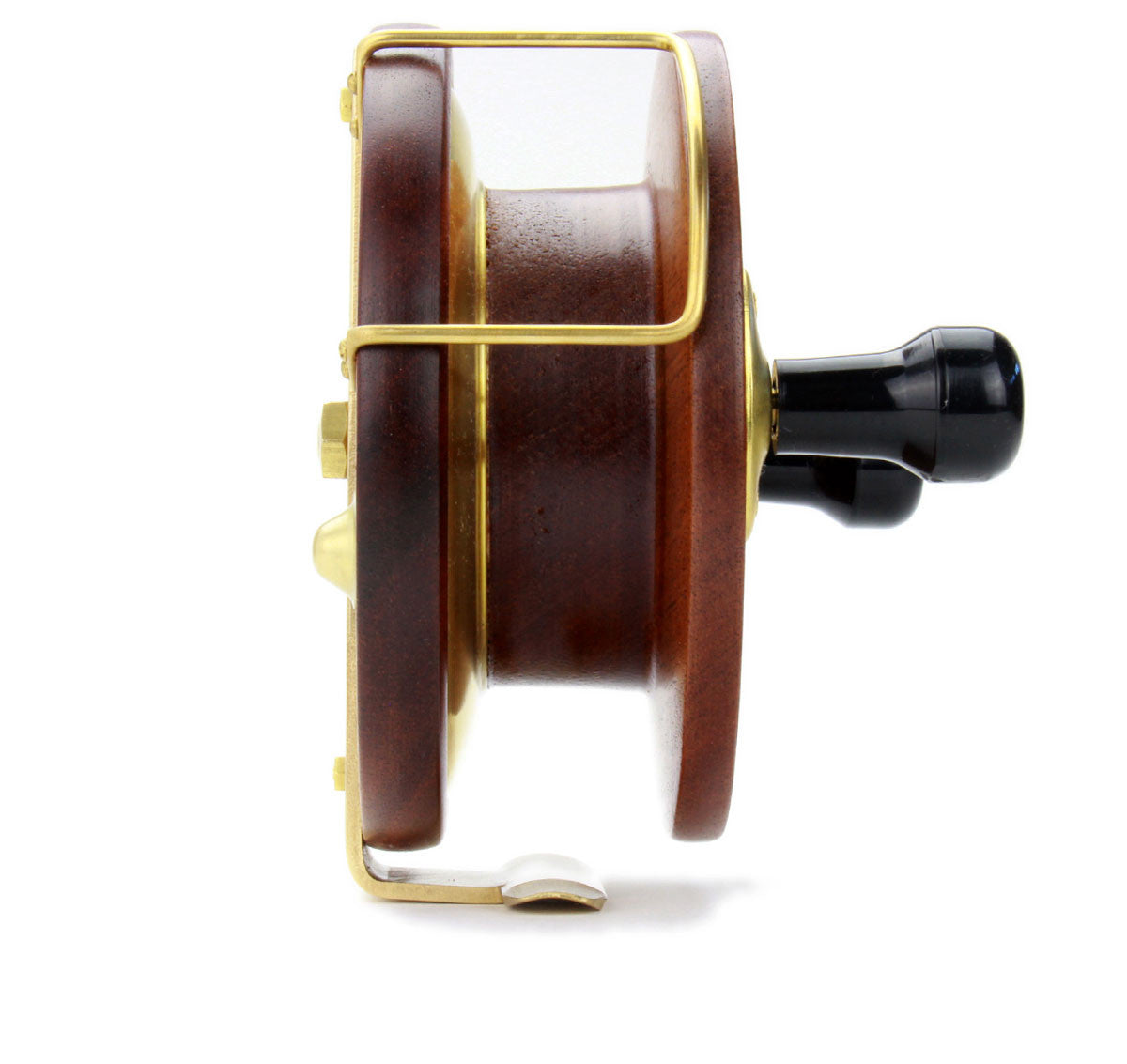 Side of PEETZ 6" Evolution Fishing Reel