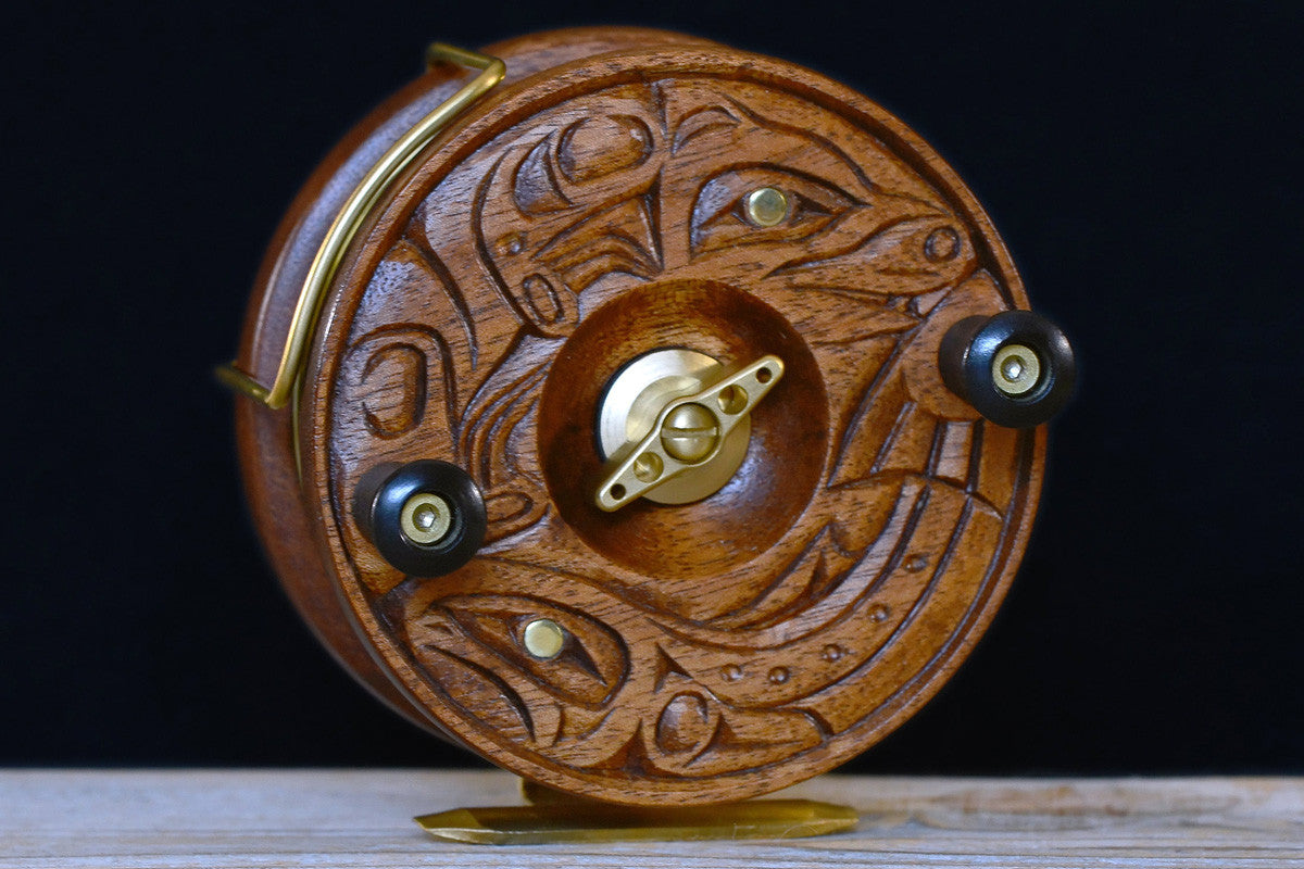 "The Hunter" - 2017 PEETZ Limited Edition Hand Carved Fishing Reel
