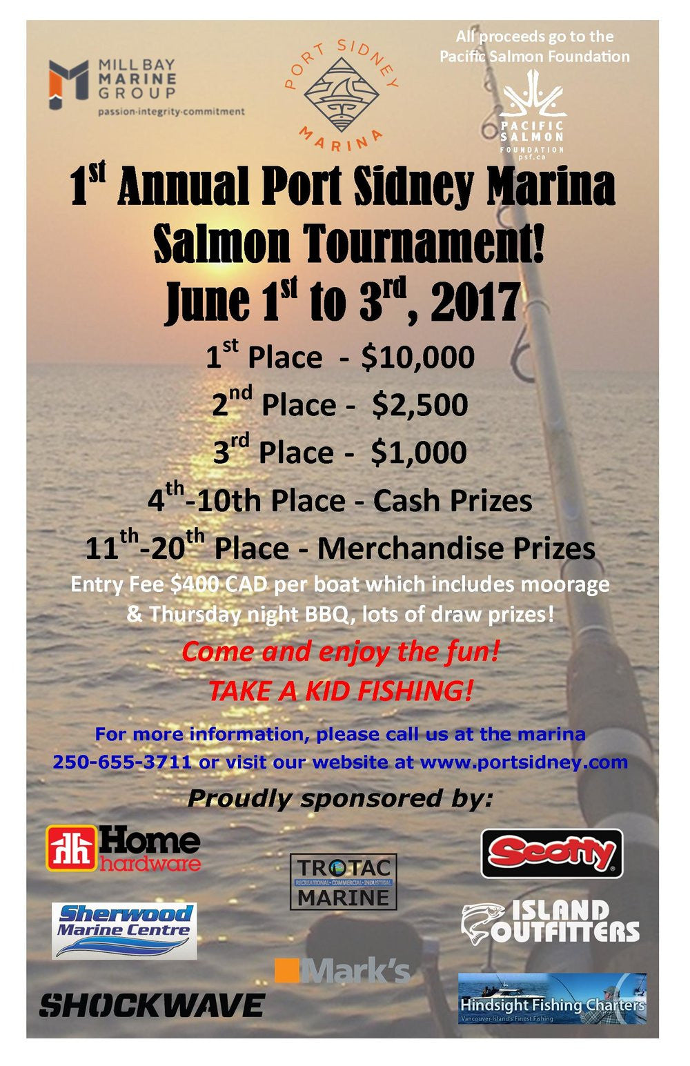 PEETZ Sponsors the 2017 Port Sidney Salmon Tournament